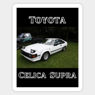 Toyota Celica Supra - Black and White Design Sticker